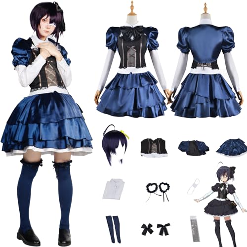 Anime Love Chunibyo Andere Wahnvorstellungen Cosplay -Kostüme Rolle Takanashi Rikka Uniform Outfit von Generic