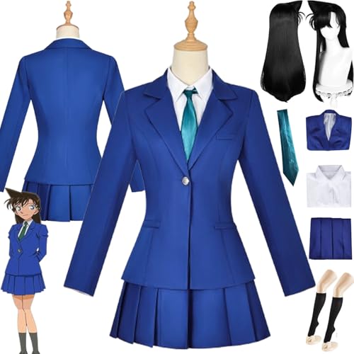 Anime Rachel Moore Cosplay Kostüm Outfit Jimmy Kudo Rollenspiel Uniform Komplettes Set Halloween Party Karneval Dress Up Anzug mit Perücke für Frauen von Generic