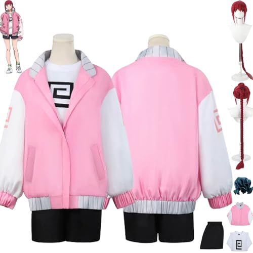 Anime Sakamoto Days Lu Shaotang Cosplay Costume Outfit Shin Asakura Role Play Uniform Complete Set Halloween Party Carnival Dress Up Suit with Wig for Women von Generic