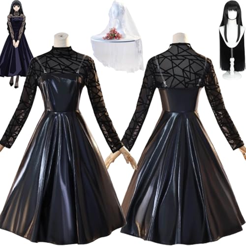 Anime Sakamoto Days Osaragi Cosplay Kostüm Outfit Rollenspiel Uniform Komplettes Set Halloween Karneval Party Dress Up Anzug mit Perücke Kopfschmuck für Frauen von Generic