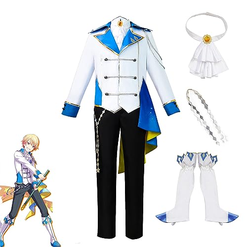 Anime Cosplay Kostüm Jacke Hemd Hosen Set Halloween Party,S-White von Generic