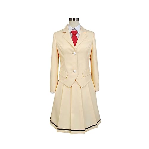Anime Tomoko Kuroki Cosplay Kostüm Schuluniform Outfit Halloween Anzug,S-Set von Generic