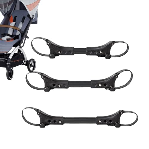 Anschlüsse für Zwillingskinderwagen – Doppelkarrenanschluss abnehmbar Adapter für leichten Doppel-Kinderwagen | Verstellbarer Sicherheits-Linker-Haken, Zubehör für Kinder im Freien Anschlüsse für Zwillingskinderwagen – Doppelkarrenanschluss abnehmbar Adapter für leichten Doppel-Kinderwagen | Verstellbarer Sicherheits-Linker-Haken, Zubehör für Kinder im Freien von Generic