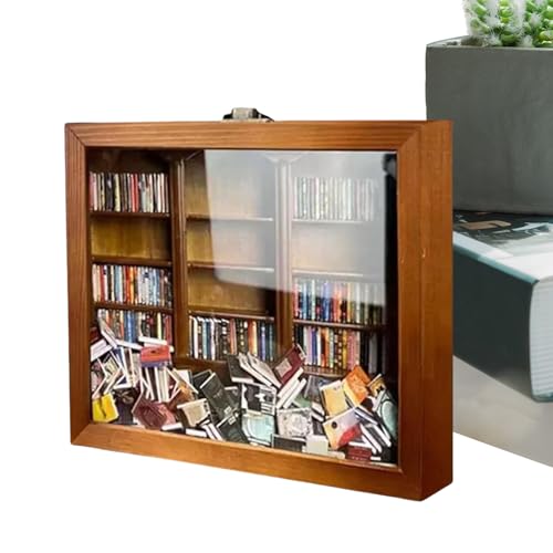 Anti-Stress-Bücherregal aus Holz – Handgemachtes Holzspielzeug, Anti-Stress-Spielzeug | Sensorisches Fidget Spielzeug aus Holz, handgemachte dekorative Boxen, für Familie, Freunde, l Anti-Stress-Bücherregal aus Holz – Handgemachtes Holzspielzeug, Anti-Stress-Spielzeug | Sensorisches Fidget Spielzeug aus Holz, handgemachte dekorative Boxen, für Familie, Freunde, l von Generic