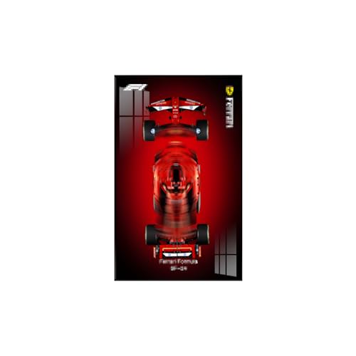 Anzeige-Wandtafel für Lego 42207 Technic Rennwagen, Geschenkideen für Lego Auto-Wandhalterungs-Liebhaber, nur Wandrahmen! 50 x 80 cm (A) von Generic