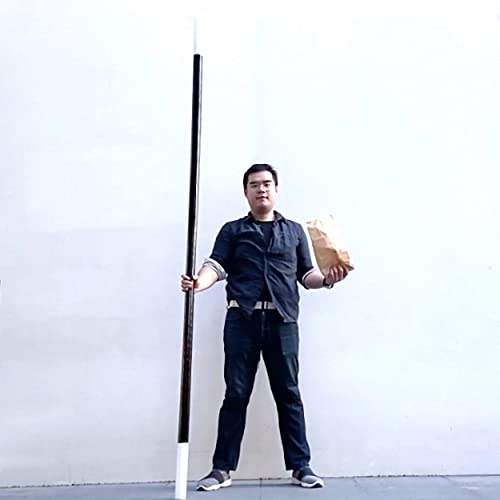 Appearing Stick – 2,5 m – Bühnenmagischer Zaubertrick / magischer Trick / magischer Gimmick (schwarzer Zauberstab) von Generic