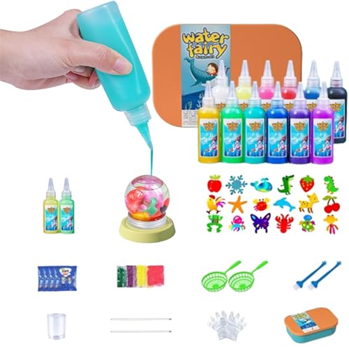 Aqua Elf Toy, Buntes Wasserelfenspielzeug für Aqua Fairy, Wassergel-Set, Meerestierhersteller, Meerestierspielzeug, Jugu Aqua Elf Toy, Buntes Wasserelfenspielzeug für Aqua Fairy, Wassergel-Set, Meerestierhersteller, Meerestierspielzeug, Jugu von Generic