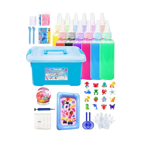 Aqua Fairy Water Gel Kit - Crystal Jelly Creative Set, Magic Animal Magic Hydrogel mit attraktiven Farben | Ozeanschimmelgel für Weihnachten, Ostern von Generic