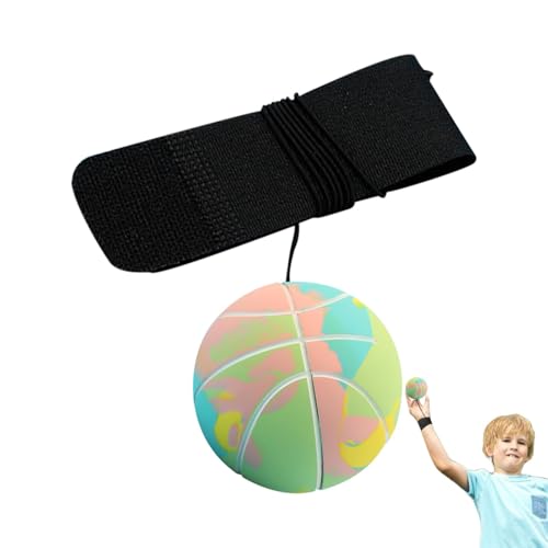 Armbandkugel, Sprungball des Handgelenks, Springseil Ball aus Gummi, Rückprallband, Bounce Back-Armband mit Schnur für Erwachsene, , Mädchen, Jugendliche, von Generic