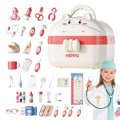 Arzt-Spielset für Kinder, -Arzt-Set,Kinder-Arzt-Spielset | Arzt-Rollenspiel für Kinder, Rollenspiel-Spielzeugset, -Rollenspielset mit Aufbewahrungskoffer von Generic