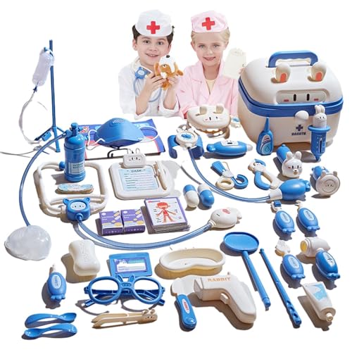 Arztset für Kinder, Arztspielset, Arztspielset, Rollenspielset im Kofferdesign für Kinder mit Doktorspiel - Rollenspiel-Set Arztset für Kinder, Arztspielset, Arztspielset, Rollenspielset im Kofferdesign für Kinder mit Doktorspiel - Rollenspiel-Set von Generic