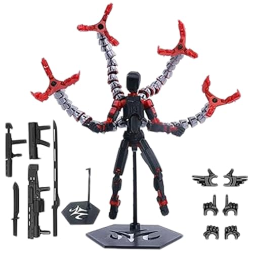 Assembly Fertigstellung T13 Aktion Abbildung 3D Gedruckter mehrgeleugter Statue-Anzug (rot) (a) von Generic