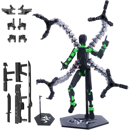 Assembly Fertigstellung T13 Aktion Abbildung Mehrgelengter Statue-Anzug für Geschenke (grün) (b) von Generic