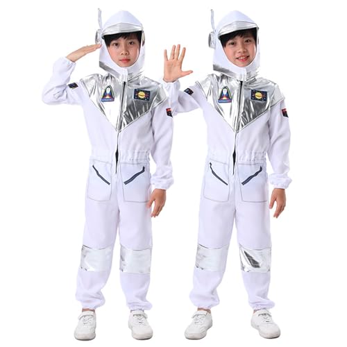 Astronauten Kostüm Kinder JumpsuitAstronaut-Kostüm Kinder Overall,Raumanzug Kinder mit Kapuze Freizeit Mode Astronautenkostüm Reißverschluss Raumfahrer Jumpsuits Karneval Party Cosplay Outfits Astronauten Kostüm Kinder JumpsuitAstronaut-Kostüm Kinder Overall,Raumanzug Kinder mit Kapuze Freizeit Mode Astronautenkostüm Reißverschluss Raumfahrer Jumpsuits Karneval Party Cosplay Outfits von Generic