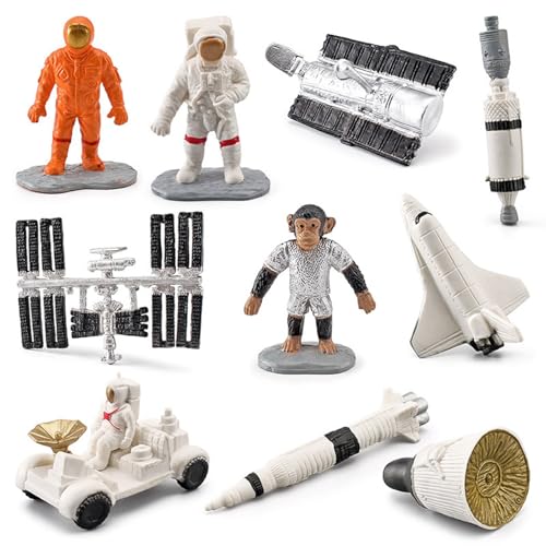 Astronauten-Modell-Set, Raketenspielzeug, wissenschaftliches Lernspielzeug, Spielzeug mit 2 Astronauten, Projektionslampe, Geschenk für Weltraumspielzeug, Miniat-Verzierung Astronauten-Modell-Set, Raketenspielzeug, wissenschaftliches Lernspielzeug, Spielzeug mit 2 Astronauten, Projektionslampe, Geschenk für Weltraumspielzeug, Miniat-Verzierung von Generic