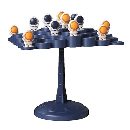 Astronautenspiel, Brettspiel, Balanced Tree-Brettspiel für Zwei Spieler, Montessori-Astronautenbaum, Lernspielzeug, Kinder-Desktop-Spiel für Jungen und Mädchen VDz395 (Dark Blue, 16.7X11.4cm) von Generic