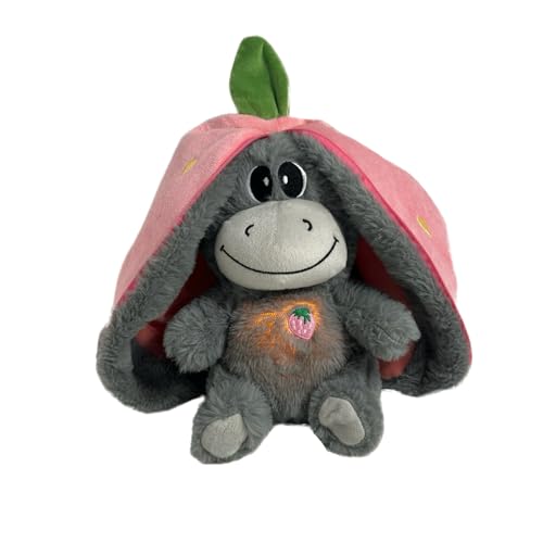 Atmendes Stofftier - Niedliches Tierstofftier, Atmender Esel | Cartoon-Tier-Plüschtiere mit realistischen Atembewegungslichtern und Musik, Musik-Frühpädagogik-Puppen-Plüschkissen für Kinder Atmendes Stofftier - Niedliches Tierstofftier, Atmender Esel | Cartoon-Tier-Plüschtiere mit realistischen Atembewegungslichtern und Musik, Musik-Frühpädagogik-Puppen-Plüschkissen für Kinder von Generic