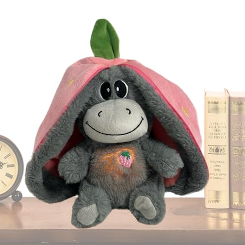 Atmungsaktives Spielzeug | Spielzeug aus Plüsch, Esel, Früchte, , Musik, Early Education Puppe, Board mit 4 Atemmodi, beruhigendes Plüschspielzeug für Reisen zu Hause Atmungsaktives Spielzeug | Spielzeug aus Plüsch, Esel, Früchte, , Musik, Early Education Puppe, Board mit 4 Atemmodi, beruhigendes Plüschspielzeug für Reisen zu Hause von Generic