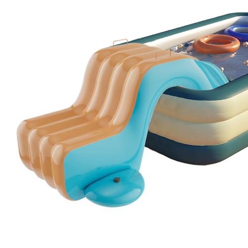 Aufblasbare Rutsche für Pool, aufblasbar, für den Außenbereich, für Garten | lustige und lustige Wasserspiele für Garten im Freien und Spielbereiche Aufblasbare Rutsche für Pool, aufblasbar, für den Außenbereich, für Garten | lustige und lustige Wasserspiele für Garten im Freien und Spielbereiche von Generic