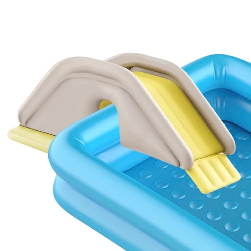 Aufblasbare Wasserrutsche, Poolrutsche - Zwei-Wege-PVC-Rutsche für Pool,Poolausrüstung, Spielzentrum, Poolrutsche für Einround-Pool, Wasserpark im Hinterhof von Generic