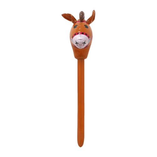 Aufblasbares Gunhorse-Kostüm für Halloween, Western-Cowboy, Baby-Badeparty, Dekoration, Zubehör, Requisiten KzW748 (B, One Size) von Generic