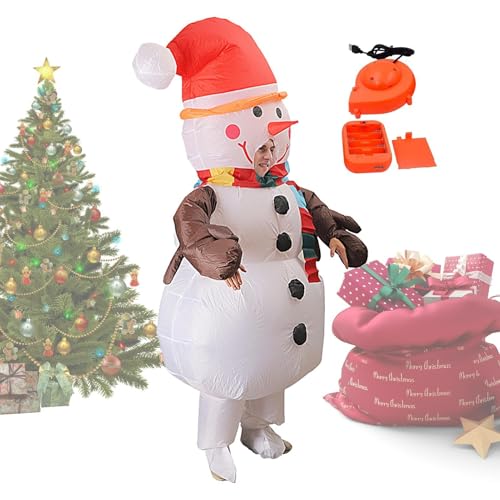 Aufblasbares -Kostüm - Erwachsene Uni Ganzkörper-Onesie Lustige Kostüme | Aufblasbares Kostüm für Weihnachten, Halloween, Urlaub Aufblasbares -Kostüm - Erwachsene Uni Ganzkörper-Onesie Lustige Kostüme | Aufblasbares Kostüm für Weihnachten, Halloween, Urlaub von Generic