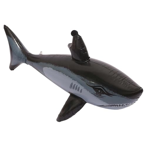 Aufblasbares Poolspielzeug für Kinder Erwachsene, langlebiges schwimmendes Wasserspielzeug PVC, Sommerdekoration für den Außenbereich Tne518 (Black, 81X15CM) von Generic