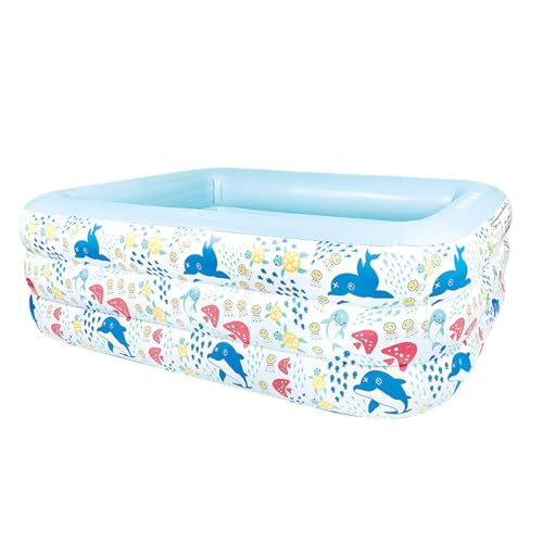 Aufblasbares Schwimmbad – aufblasbarer Swimmingpool | Outdoor-Kinderpools | Hundepaddel-Wasserloch | erweiterbarer Teich | Schwimmpartyspielzeug | Kiddie schwimmender inklusive Aufblasbares Schwimmbad – aufblasbarer Swimmingpool | Outdoor-Kinderpools | Hundepaddel-Wasserloch | erweiterbarer Teich | Schwimmpartyspielzeug | Kiddie schwimmender inklusive von Generic