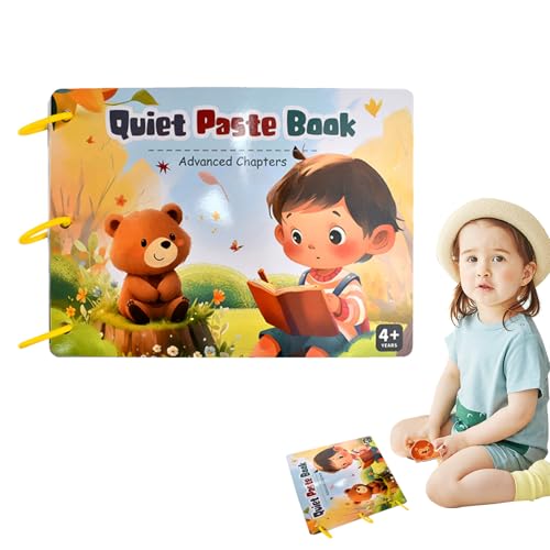 Aufkleber -Aufkleberbuch, Learning Sticker Book - Sensorisches Spielzeug Animal Sticker Book Vorschulaktivität,Kinderspielzeug interaktive Feinmotorik -Fähigkeiten Kinderhandwerk für Kindergarten Aufkleber -Aufkleberbuch, Learning Sticker Book - Sensorisches Spielzeug Animal Sticker Book Vorschulaktivität,Kinderspielzeug interaktive Feinmotorik -Fähigkeiten Kinderhandwerk für Kindergarten von Generic