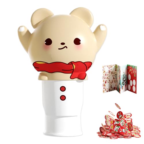 Aufkleber-Stempel, Handstempel mit 200 Aufklebern, Aufkleber-Stempel für Weihnachten, kreatives Reisespielzeug für Mädchen und Jungen von Generic