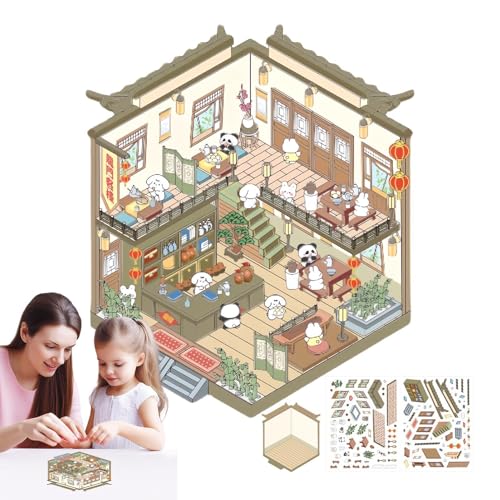 Aufkleber für Haus, Sticker-Szene, Cartoon-Szenen-Aufkleber, handgemachte Häuser, Miniatur-Aufkleber-Szene, Lernspielzeug für Heimdekoration, Display Aufkleber für Haus, Sticker-Szene, Cartoon-Szenen-Aufkleber, handgemachte Häuser, Miniatur-Aufkleber-Szene, Lernspielzeug für Heimdekoration, Display von Generic