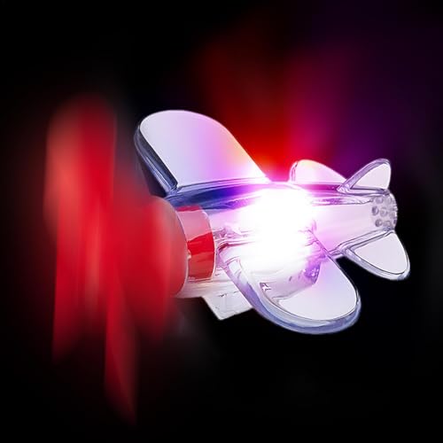 Aufziehbares Flugzeugspielzeug,Aufziehflugzeug - Lenkerdekoration Elektroroller | LED Außenaufkleber Ornament für Auto, Motorrad Dekoration mit a, Manubr Dekoration Aufziehbares Flugzeugspielzeug,Aufziehflugzeug - Lenkerdekoration Elektroroller | LED Außenaufkleber Ornament für Auto, Motorrad Dekoration mit a, Manubr Dekoration von Generic