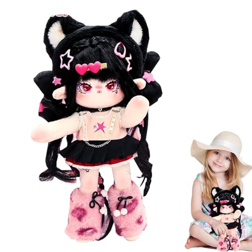 Aus Baumwolle mit Skelett, aus Plüsch, Anime-Plüsch, Skelett mit Kleidung | niedlich, weich, Anime Girl, 30 cm für alle, die so aussehen wie zu spielen von Generic