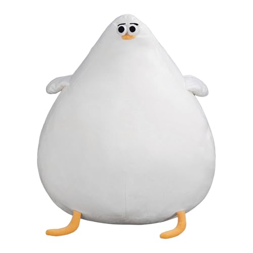 Ausgestopfter Vogel, Vogel-Stofftier - Cartoon Big Eyes Fat Soft Stoffpuppen - Plüschtiere, anschmiegsames Tierspielzeug für die Raumdekoration von Generic