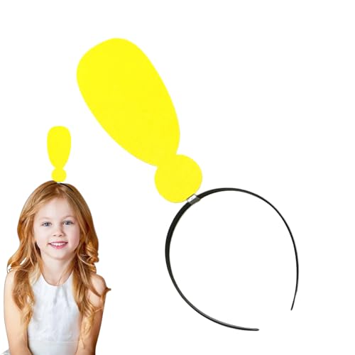 Ausruf Mark Hair Band, Headwear Kostüm | Lustiger Ausruf Mark Arrowhead Hairband – Haar-Accessoires, elastische Neuheit, -Helm für Fotoautomaten-Zubehör von Generic