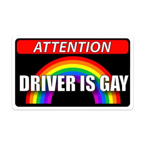 Auto reflektierend schwulen Aufkleber -Gay Pride Autoaufkleber, schwule Stolz -Autoaufkleber | Lustige reflektierende Persönlichkeit Aufkleber | Lustiger Streich Ich liebe schwule Pornosabziehbilder f von Generic