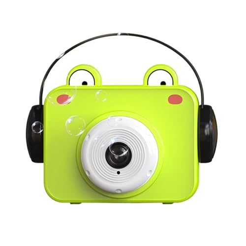 Automatische Bubble Machine - PP Tiergebläse, LED -Kameraspielzeug | 13,8-cm-Lichteinheit mit Soundfunktion, lockerer 60-ml-Lösungstank für Hochzeiten, Geburtstage, Gartenspiel, Outdoor-Unterhaltung Automatische Bubble Machine - PP Tiergebläse, LED -Kameraspielzeug | 13,8-cm-Lichteinheit mit Soundfunktion, lockerer 60-ml-Lösungstank für Hochzeiten, Geburtstage, Gartenspiel, Outdoor-Unterhaltung von Generic