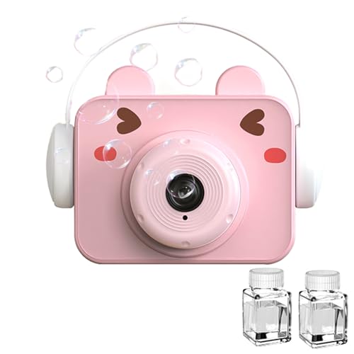 Automatische Bubble Machine - PP Tiergebläse, LED -Kameraspielzeug | 13,8-cm-Lichteinheit mit Soundfunktion, lockerer 60-ml-Lösungstank für Hochzeiten, Geburtstage, Gartenspiel, Outdoor-Unterhaltung Automatische Bubble Machine - PP Tiergebläse, LED -Kameraspielzeug | 13,8-cm-Lichteinheit mit Soundfunktion, lockerer 60-ml-Lösungstank für Hochzeiten, Geburtstage, Gartenspiel, Outdoor-Unterhaltung von Generic
