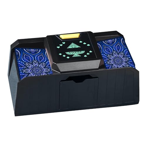 Automatischer Kartenmixer, Automatischer Spielkartenmixer - 2 -Storey Automatic Kartenmixer | Electric Poker -Mixer Mit 2 -starken Batterien, Mischung Aus Spielkarten von Generic
