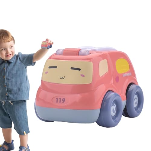 Autos zum Zurückziehen, Spielzeugautos zum Zurückziehen - kleines Feuerwehrauto, kleines Feuerwehrauto, Taxi, Krankenwagen, Karnevalspreise, Belohnungen im Klassenzimmer für Mädchen von Generic
