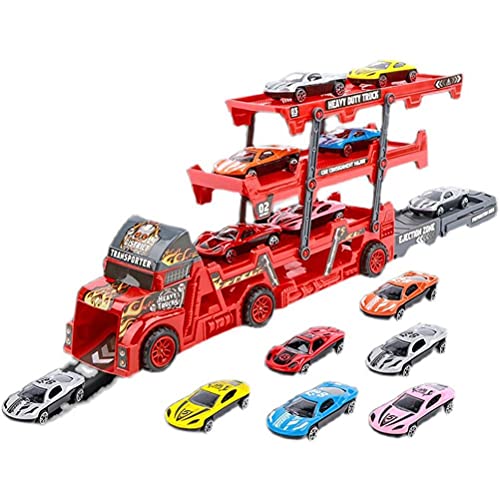 Autotransporter-LKW-Spielzeug, Dreischichtiger Deformierter LKW-Träger, Kinderspielzeug, Auto-Ges-chenk für Geburtstag, Weihnachten Autotransporter-LKW-Spielzeug, Dreischichtiger Deformierter LKW-Träger, Kinderspielzeug, Auto-Ges-chenk für Geburtstag, Weihnachten von Generic
