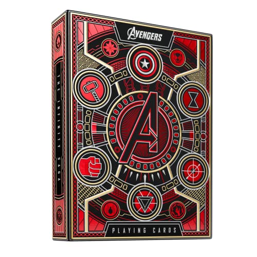 Avengers: Infinity Saga Red Spielkarten von theory11