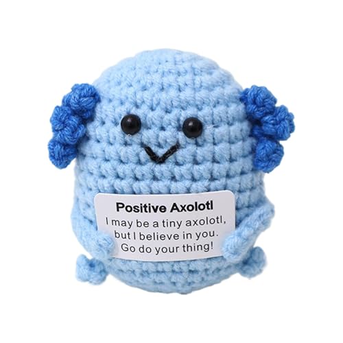 Axolotl Strickpuppe, weiche Axolotl-Puppenornamente, lustige Plüschtiere, Deko-Figur für Sofa, Kamin, Tisch Axolotl Strickpuppe, weiche Axolotl-Puppenornamente, lustige Plüschtiere, Deko-Figur für Sofa, Kamin, Tisch von Generic