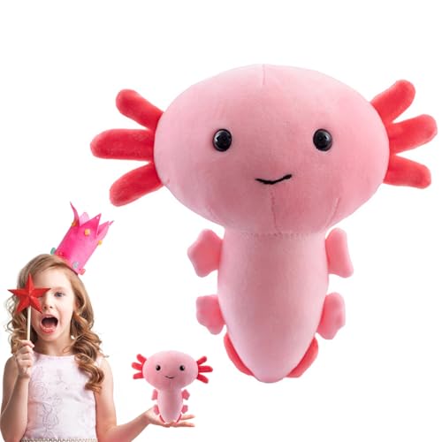 Axolotl gefülltes Spielzeug - 7,87 Zoll Plüsch Salamander Puppe mit Cartoon -Stil, Sechskantkörperdesign | Weiches Tierplüschspielzeuggeschenk für Kinder und Erwachsene, dekoratives für Zuhaus Axolotl gefülltes Spielzeug - 7,87 Zoll Plüsch Salamander Puppe mit Cartoon -Stil, Sechskantkörperdesign | Weiches Tierplüschspielzeuggeschenk für Kinder und Erwachsene, dekoratives für Zuhaus von Generic