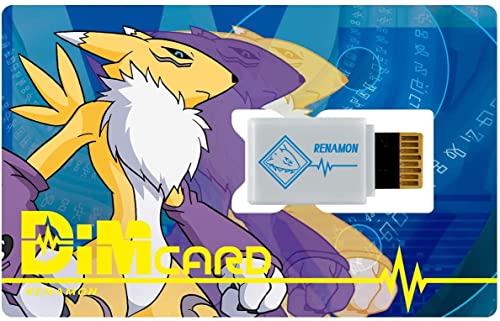 BANDAI NAMCO Entertainment Dim-Karte EX2 Digimon Tamers Renamon Dimcard von Generic