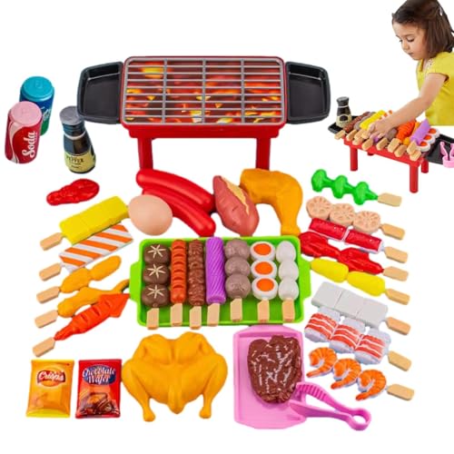 BBQ-Grillspielzeug Essen - Spielset für Grillen, Spielzeug-Zubehör für Fake Food | Grillspielset für Kinder, interaktives Kochspielset, Camping-BBQ-Spielzeug, Geburtstagsgeschenk, lustige Grillspielze BBQ-Grillspielzeug Essen - Spielset für Grillen, Spielzeug-Zubehör für Fake Food | Grillspielset für Kinder, interaktives Kochspielset, Camping-BBQ-Spielzeug, Geburtstagsgeschenk, lustige Grillspielze von Generic