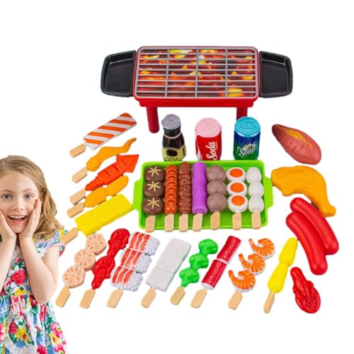 BBQ-Grillspielzeug Essen - Spielset für Grillen, Spielzeug-Zubehör für Fake Food | Grillspielset für Kinder, interaktives Kochspielset, Camping-BBQ-Spielzeug, Geburtstagsgeschenk, lustige Grillspielze BBQ-Grillspielzeug Essen - Spielset für Grillen, Spielzeug-Zubehör für Fake Food | Grillspielset für Kinder, interaktives Kochspielset, Camping-BBQ-Spielzeug, Geburtstagsgeschenk, lustige Grillspielze von Generic
