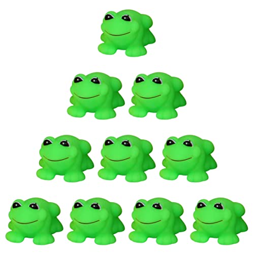 Baby Bad Spielzeug 10pcs lustige Squeak Frosch Gummi Badewanne Spielzeug Mini süßer Frosch Dusche Bad Buddy Squirter schwimmend Spielzeug für Kleinkinder Kinder. Baby Bad Spielzeug 10pcs lustige Squeak Frosch Gummi Badewanne Spielzeug Mini süßer Frosch Dusche Bad Buddy Squirter schwimmend Spielzeug für Kleinkinder Kinder. von Generic