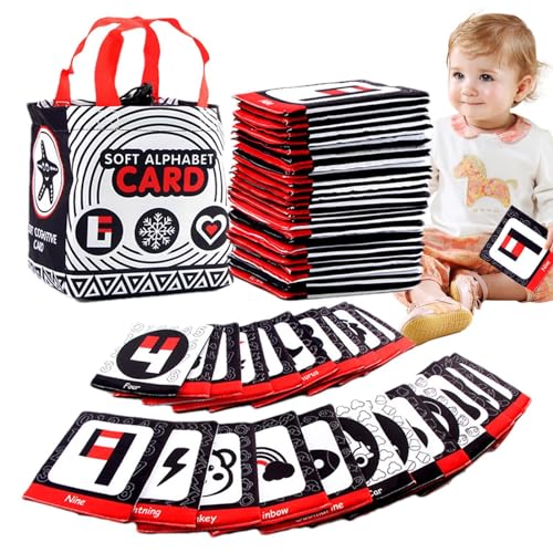Baby-Badebücher – Stoffbuch mit kognitiven Karten, pädagogisches Spielzeug-Set | Interaktives Spielzeug für die Früherziehung, tragbares Buch für die Erleuchtung der ersten Infektion von Generic