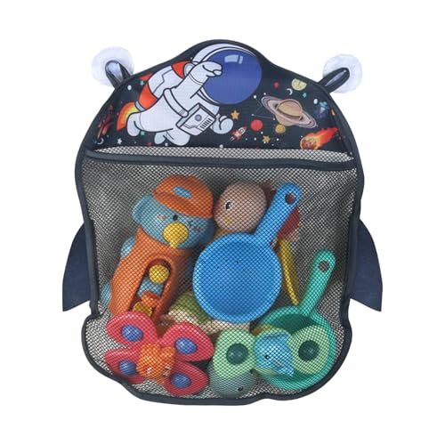 Baby-Badespielzeug-Organizer, Badespielzeug-Aufbewahrung, Baby-Caddy, Aufbewahrungsnetz, Organizer, Netztasche für Badespielzeug, Verwendung in der Badewanne, Dusche, (Blue, 42x39.5cm) von Generic